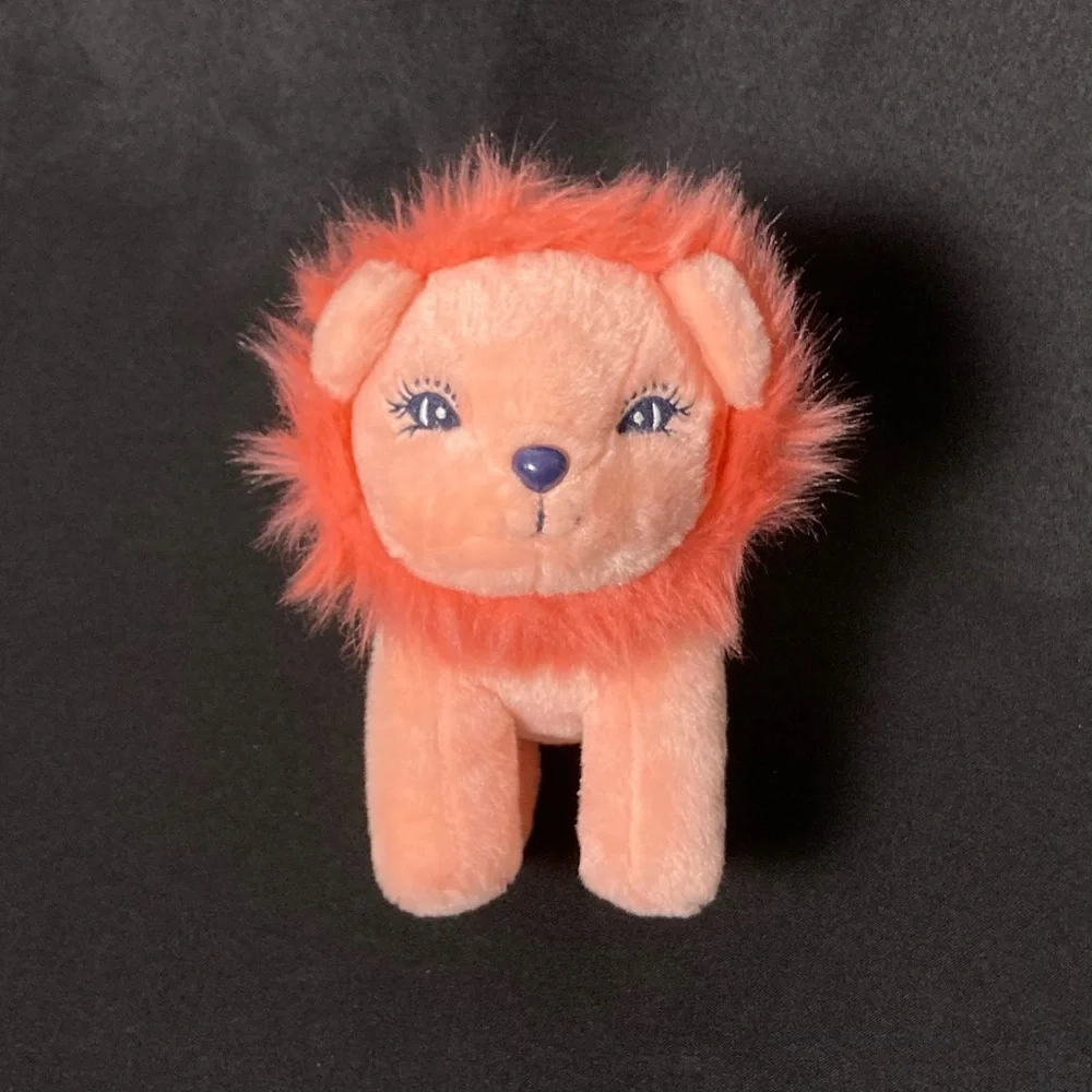 2016 Gymboree Mini Sunny Safari Pink Lion Plush Purse Hand Bag